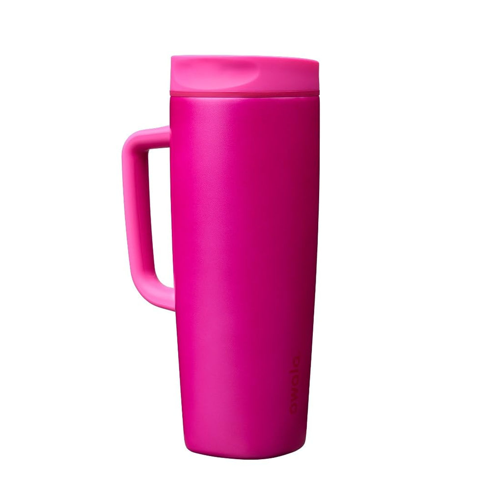 Owala SmoothSip Slider Insulated Stainless Steel Coffee Tumbler, Reusable Iced Coffee Cup, Hot Coffee Travel Mug, BPA Free 20 oz, Vanilla Bean