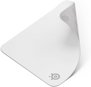 SteelSeries QcK Cloth Gaming Mouse Pad - Exclusive Micro-Woven Surface - Optimized for Gaming Sensors - Maximum Control - Size M - White