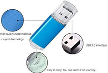 USB Flash Drive 32GB, Maspen Thumb Drive 2.0 High Speed Memory Stick Jump/ Zip/ Pen Drive,Blue,32 GB