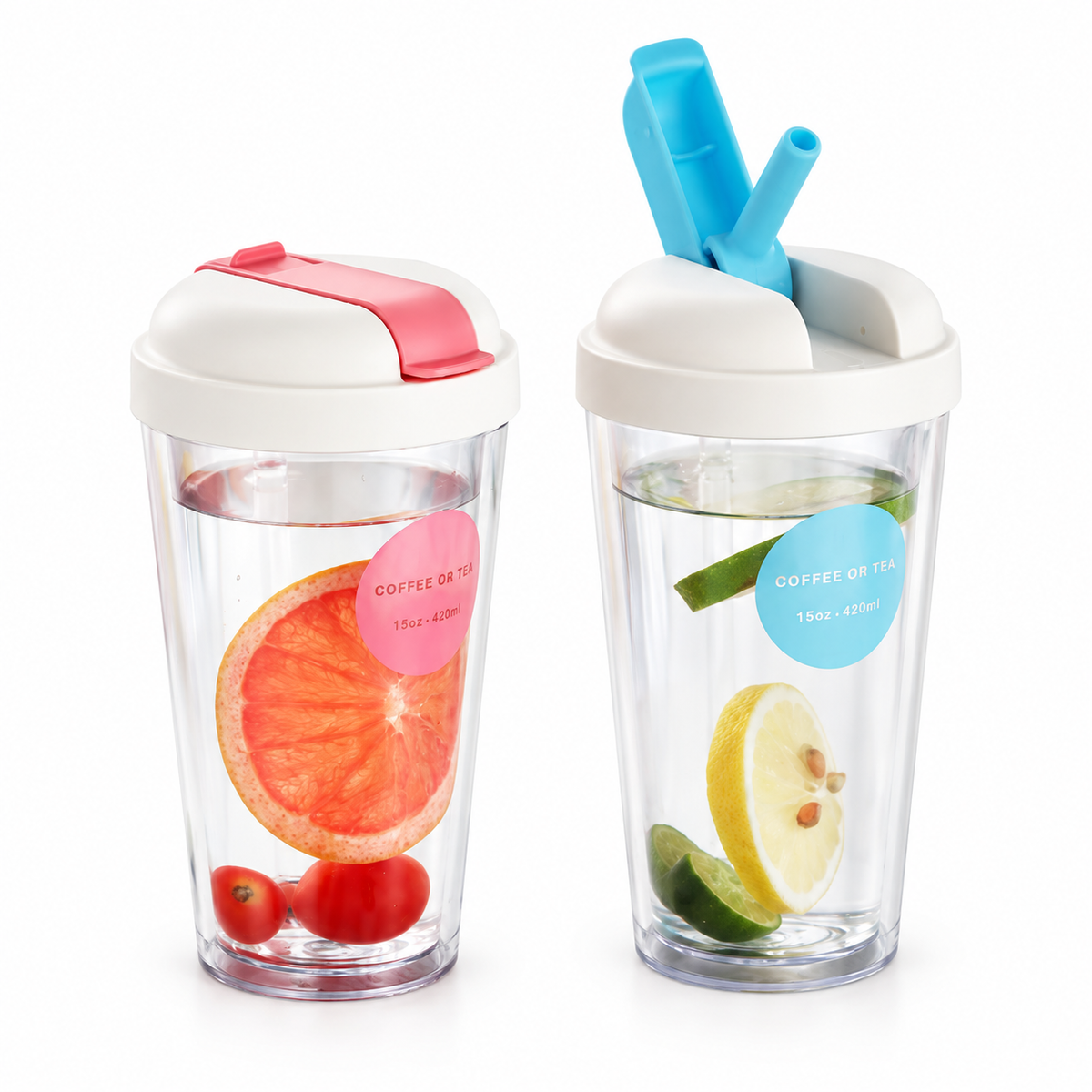 420ml ClearPop Double Wall Tumbler