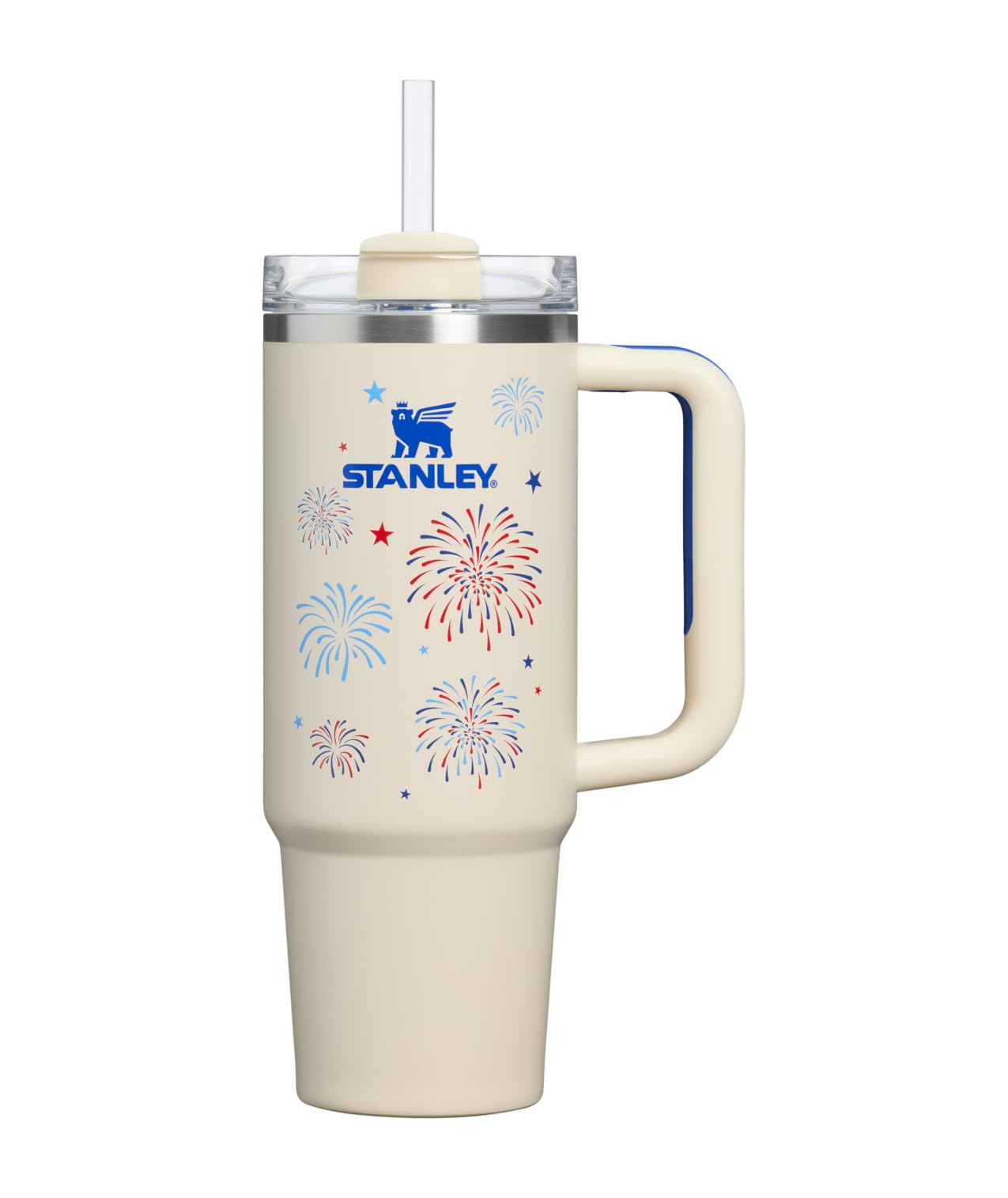 STANLEY Quencher H2.0 Tumbler with Handle and Straw 30 oz | Flowstate 3-Position Lid | Cup Holder Compatible for Travel | Insulated Stainless Steel Cup | BPA-Free | Rose Quartz 2.0