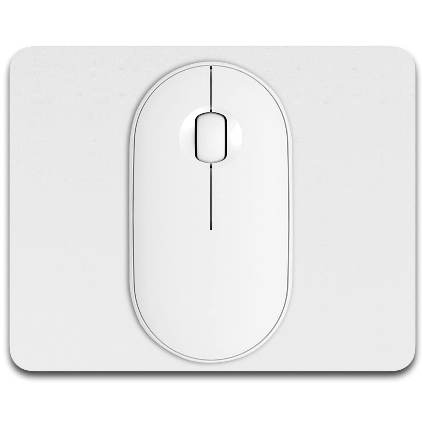 Dapesuom Small Mouse Pad, 5 x 6 Inch Thick Rubber Premium-Textured Non-Slip Portable & Washable Mini Mouse Mat for Women Men Wireless Laptops Keyboard Tray Gaming Work Computer Travel, Jet Black