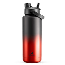POWCAN 26 oz Insulated Water Bottle with 2-in-1 Straw and Spout Lid, Keep Cold 24H, Leak-Proof, Fits in Car Cup Holder, Stainless Steel Water Bottle for Sports, Travel, and School (Cotton Candy)