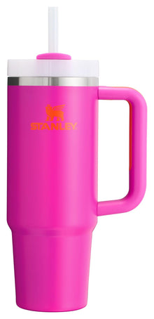 STANLEY Quencher H2.0 Tumbler with Handle and Straw 30 oz | Flowstate 3-Position Lid | Cup Holder Compatible for Travel | Insulated Stainless Steel Cup | BPA-Free | Rose Quartz 2.0