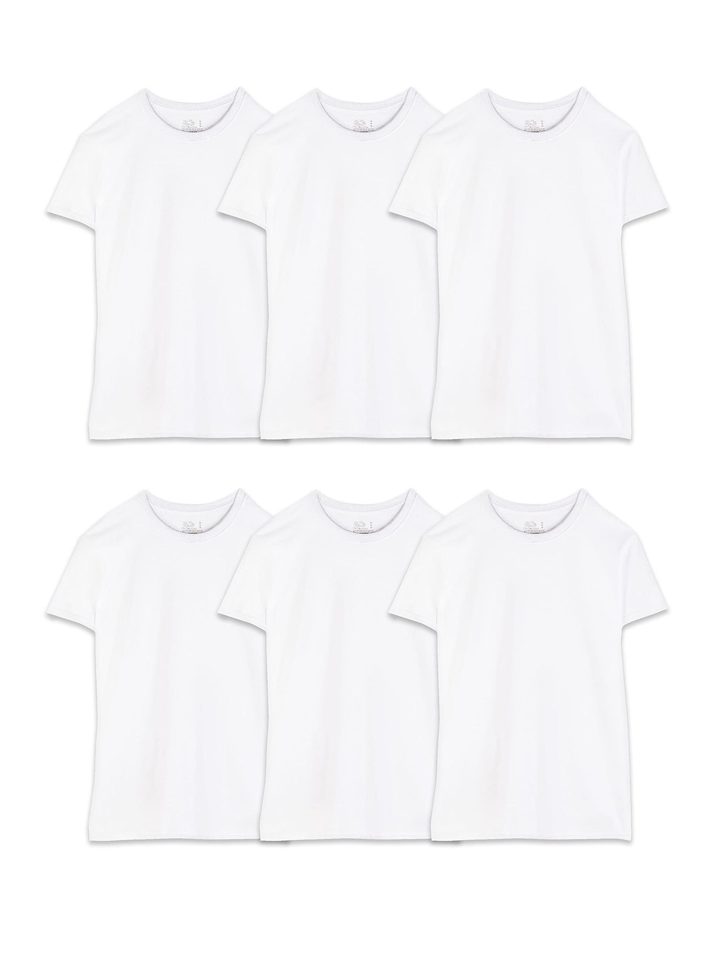 Fruit of The Loom Men's Crew Tee Undershirts, Moisture Wicking & Tag Free, Also Available in Big & Tall