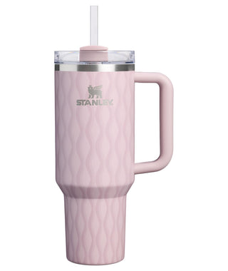 STANLEY Quencher H2.0 Tumbler with Handle and Straw 30 oz | Flowstate 3-Position Lid | Cup Holder Compatible for Travel | Insulated Stainless Steel Cup | BPA-Free | Rose Quartz 2.0