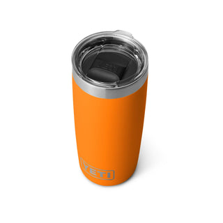 YETI Rambler 10 oz Tumbler, Stainless Steel, Vacuum Insulated with MagSlider Lid, Black Forest Green