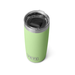YETI Rambler 10 oz Tumbler, Stainless Steel, Vacuum Insulated with MagSlider Lid, Black Forest Green