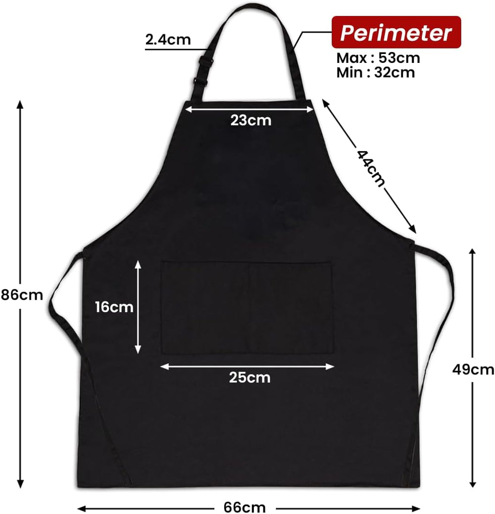 SANDJEST Funny Mens Aprons with Pockets for BBQ Grilling Cooking Grandpa Husband Apron for Birthday Christmas Father's Day