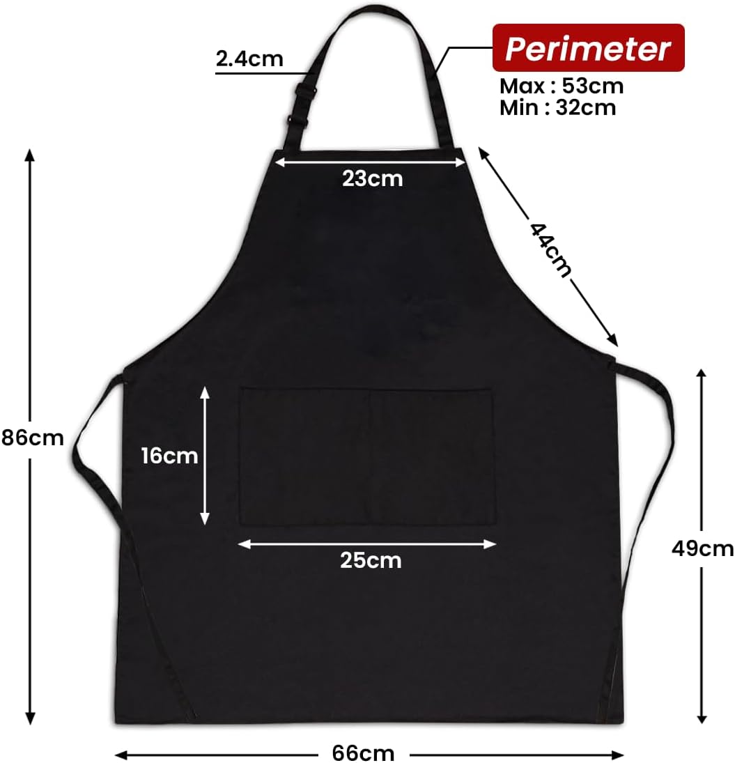 SANDJEST Funny Mens Aprons with Pockets for BBQ Grilling Cooking Grandpa Husband Apron for Birthday Christmas Father's Day