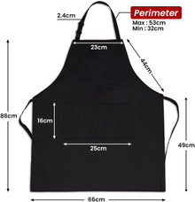 SANDJEST Funny Mens Aprons with Pockets for BBQ Grilling Cooking Grandpa Husband Apron for Birthday Christmas Father's Day