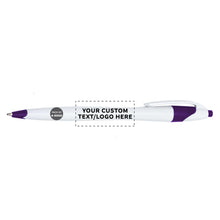 DISCOUNT PROMOS Personalized Ballpoint Pens Bulk Pack of 4-5,000 counts Black Ink, Slim & Curvy Design, Retractable, Ideal for Office, Corporate Merchandise, Tradeshows- Black