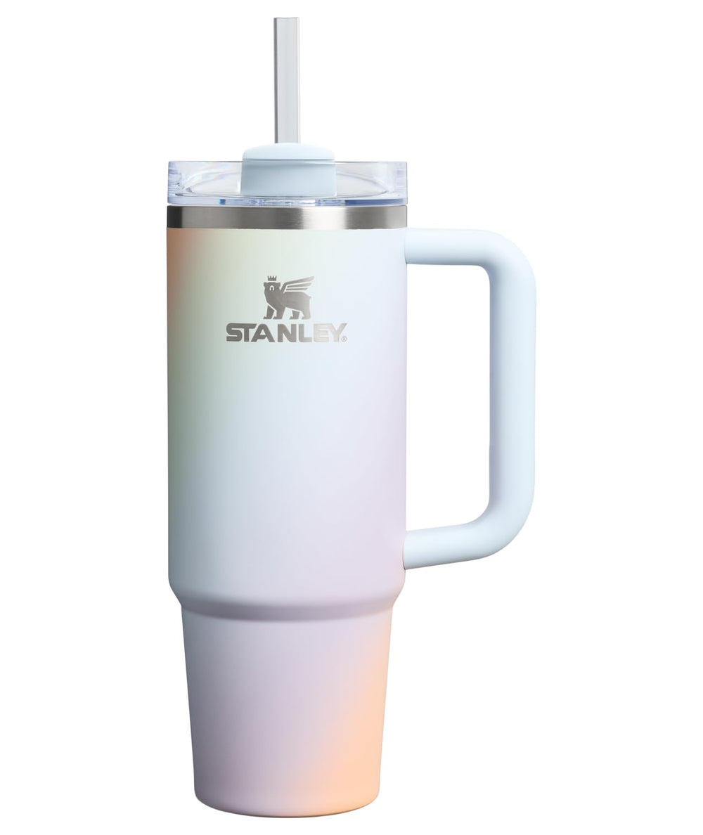 STANLEY Quencher H2.0 Tumbler with Handle and Straw 30 oz | Flowstate 3-Position Lid | Cup Holder Compatible for Travel | Insulated Stainless Steel Cup | BPA-Free | Rose Quartz 2.0