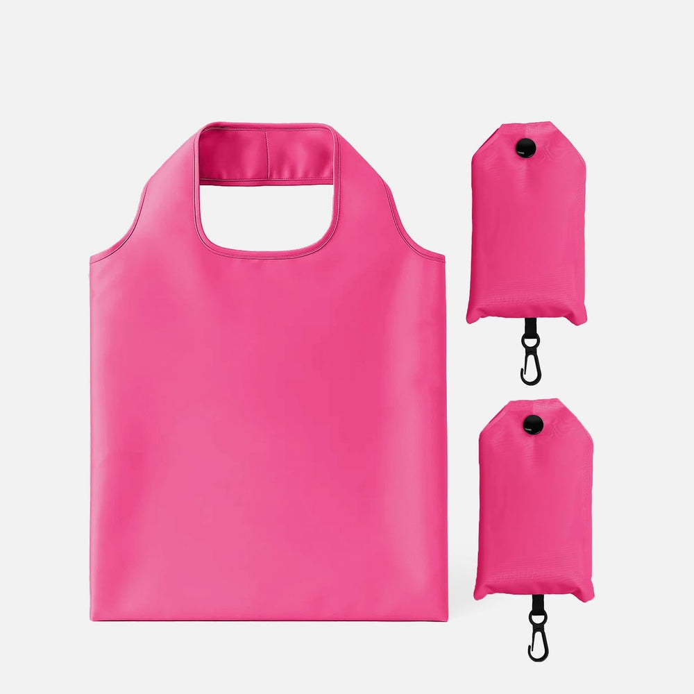 2 Pack Foldable Shopping Bag, Waterproof Reusable Grocery Tote Bag Holder,Nylon(Green A)