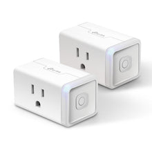 Kasa Smart Plug Ultra Mini 15A, Smart Home Wi-Fi Outlet Works with Alexa, Google Home, No Hub Required, UL Certified, 2.4G WiFi Only, 2 Count (Pack of 1)(EP10P2) , White