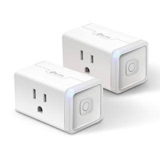 Kasa Smart Plug Ultra Mini 15A, Smart Home Wi-Fi Outlet Works with Alexa, Google Home, No Hub Required, UL Certified, 2.4G WiFi Only, 2 Count (Pack of 1)(EP10P2) , White