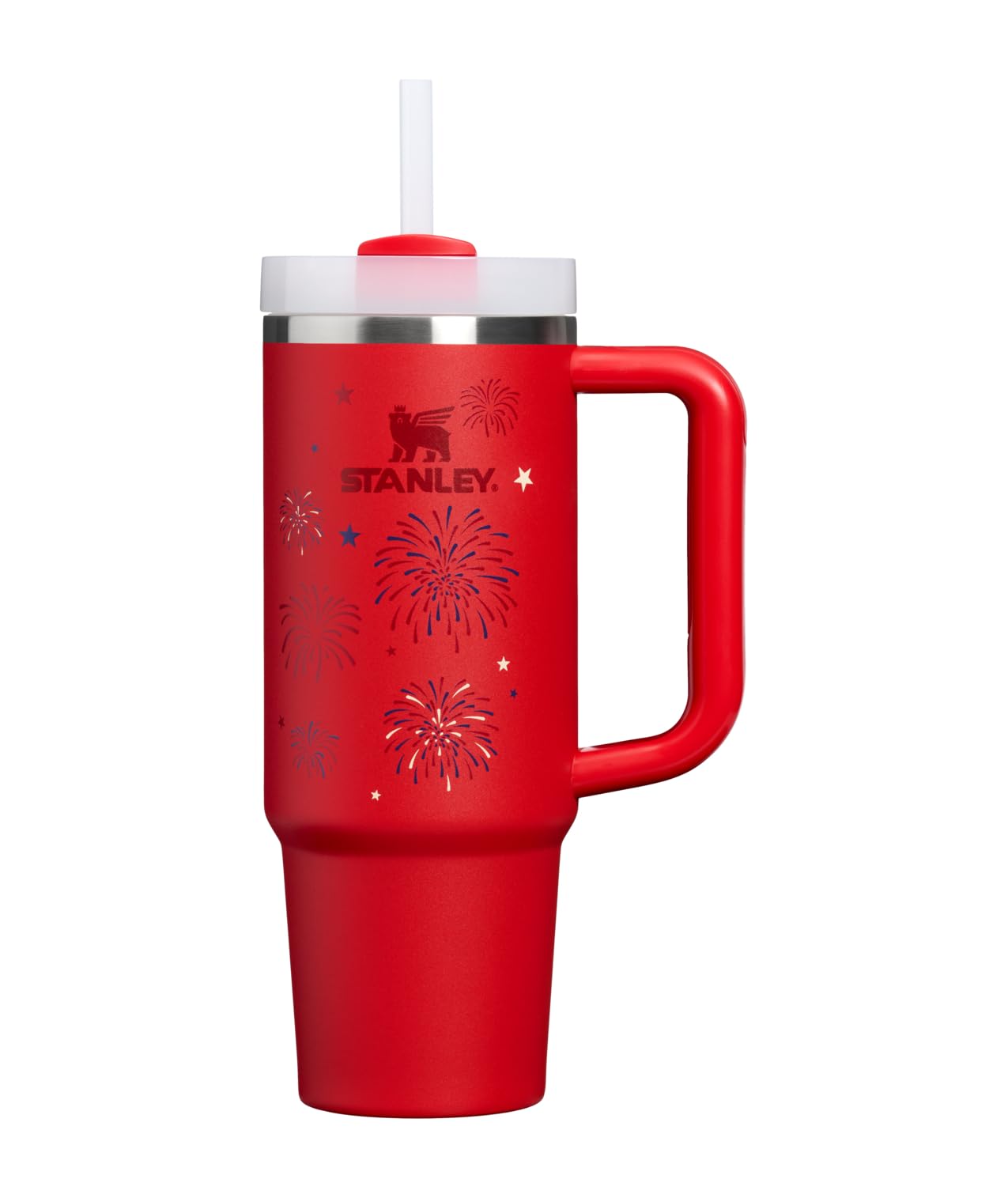 STANLEY Quencher H2.0 Tumbler with Handle and Straw 30 oz | Flowstate 3-Position Lid | Cup Holder Compatible for Travel | Insulated Stainless Steel Cup | BPA-Free | Rose Quartz 2.0
