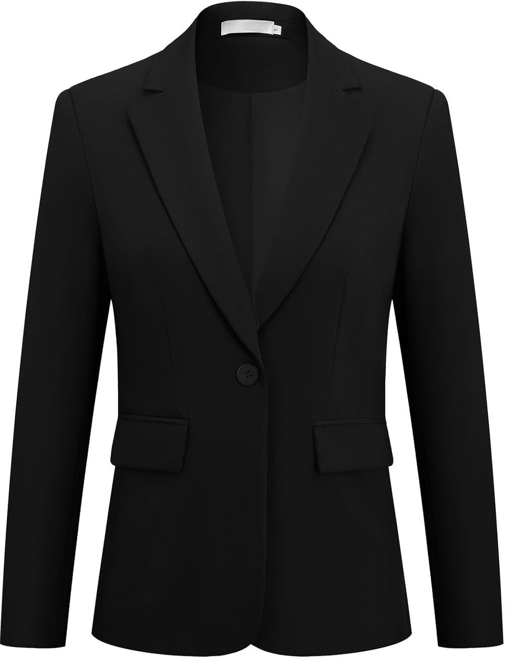 Kelyaa Womens One Button Blazer Casual Open Front Long Sleeve Suit Jackets Business Work Office Blazers