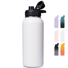 Fijinhom 18 oz Insulated Water Bottle with Handle, 304 Stainless Steel Water Bottles with Wide Mouth, Double Wall Vacuum Sports Water Bottle, BPA Free, Keep Cold and Hot, Pink