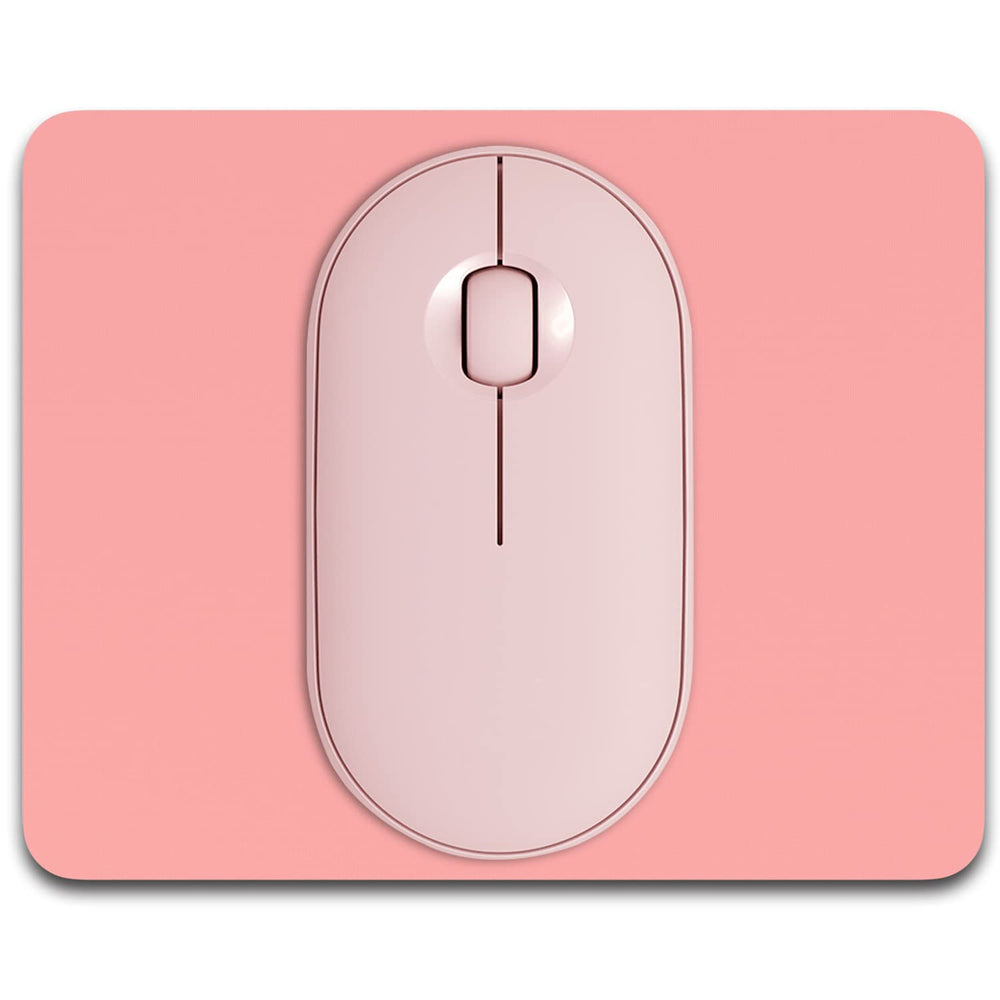 Dapesuom Small Mouse Pad, 5 x 6 Inch Thick Rubber Premium-Textured Non-Slip Portable & Washable Mini Mouse Mat for Women Men Wireless Laptops Keyboard Tray Gaming Work Computer Travel, Jet Black