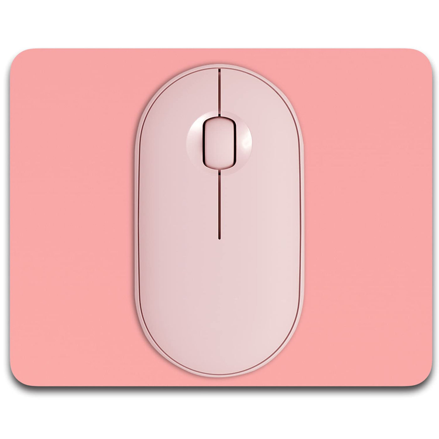 Dapesuom Small Mouse Pad, 5 x 6 Inch Thick Rubber Premium-Textured Non-Slip Portable & Washable Mini Mouse Mat for Women Men Wireless Laptops Keyboard Tray Gaming Work Computer Travel, Jet Black
