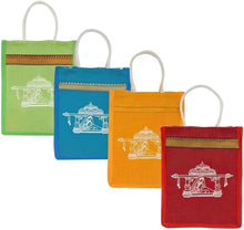 LOVENSPIRE Printed Jute Burlap Tote Gift Bags – Ideal for Wedding, Housewarming Favors, & Traditional Indian Return Gifts