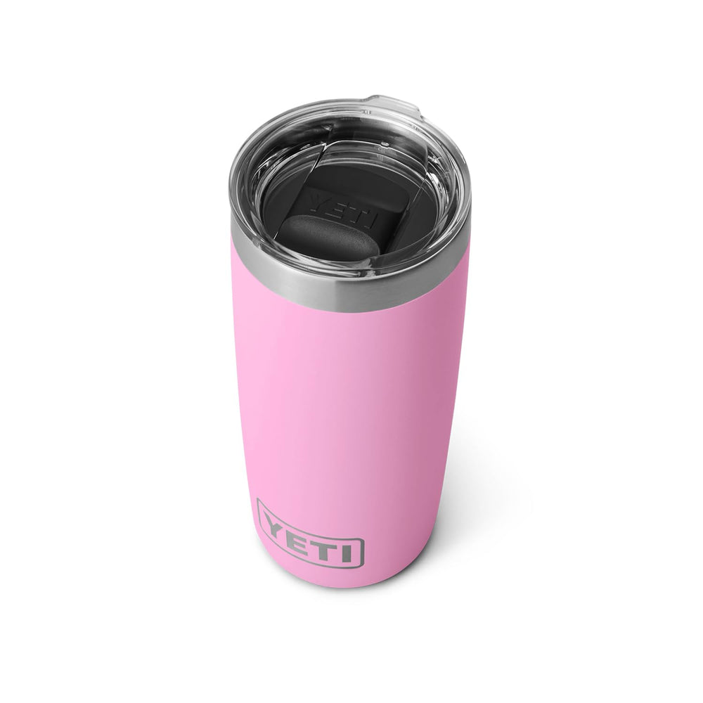 YETI Rambler 10 oz Tumbler, Stainless Steel, Vacuum Insulated with MagSlider Lid, Black Forest Green