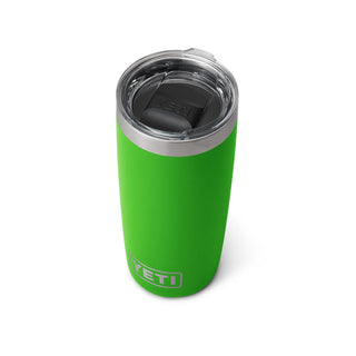 YETI Rambler 10 oz Tumbler, Stainless Steel, Vacuum Insulated with MagSlider Lid, Black Forest Green