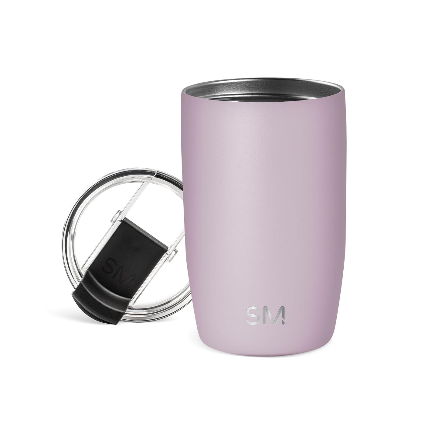 Simple Modern Voyager Tumbler with Flip Lid | Travel Coffee Mug | Insulated Stainless Steel Cold Brew Iced or Hot Coffee Cup | Gifts for Women Men Her Him | 16oz, Almond Birch