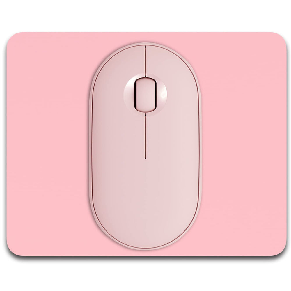 Dapesuom Small Mouse Pad, 5 x 6 Inch Thick Rubber Premium-Textured Non-Slip Portable & Washable Mini Mouse Mat for Women Men Wireless Laptops Keyboard Tray Gaming Work Computer Travel, Jet Black