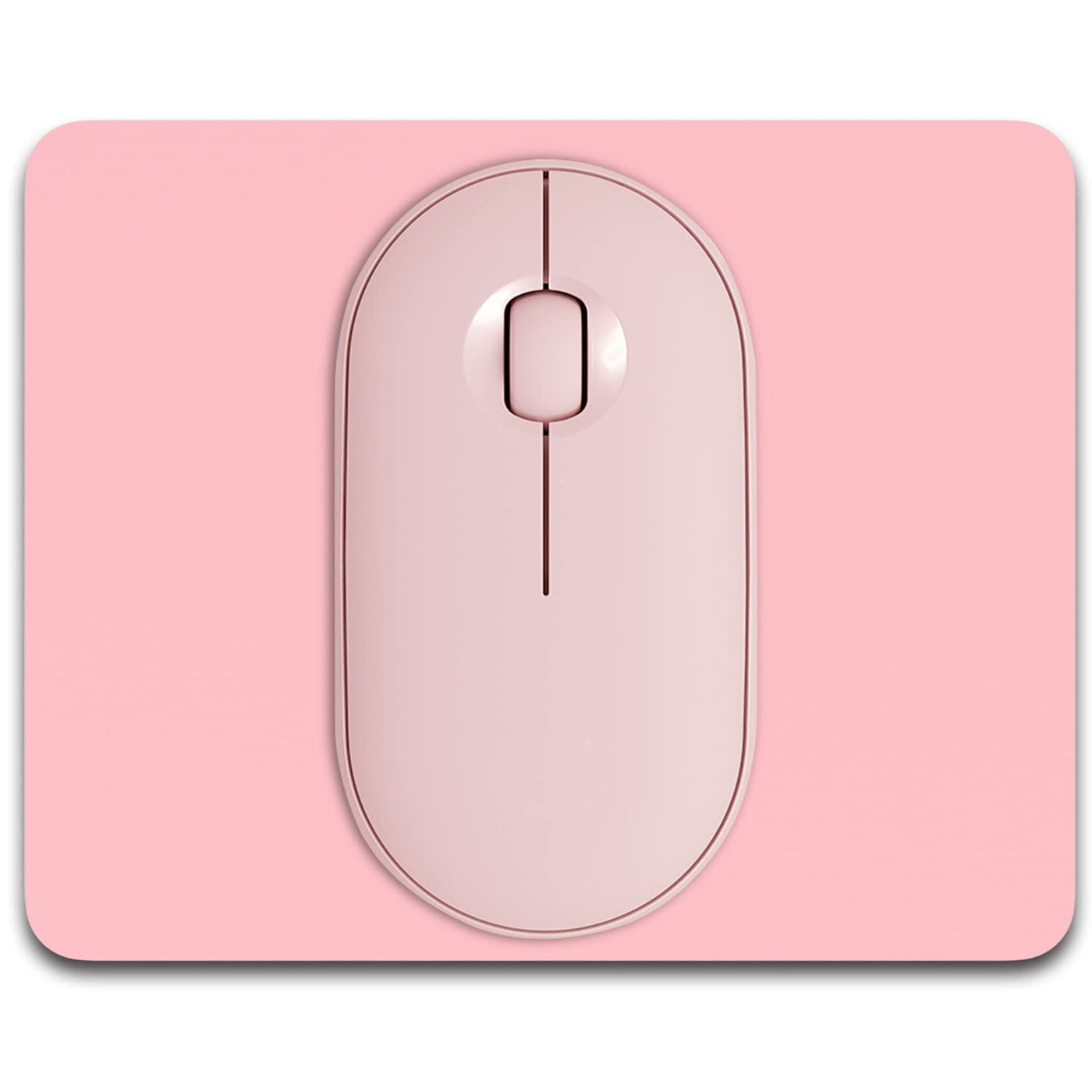 Dapesuom Small Mouse Pad, 5 x 6 Inch Thick Rubber Premium-Textured Non-Slip Portable & Washable Mini Mouse Mat for Women Men Wireless Laptops Keyboard Tray Gaming Work Computer Travel, Jet Black
