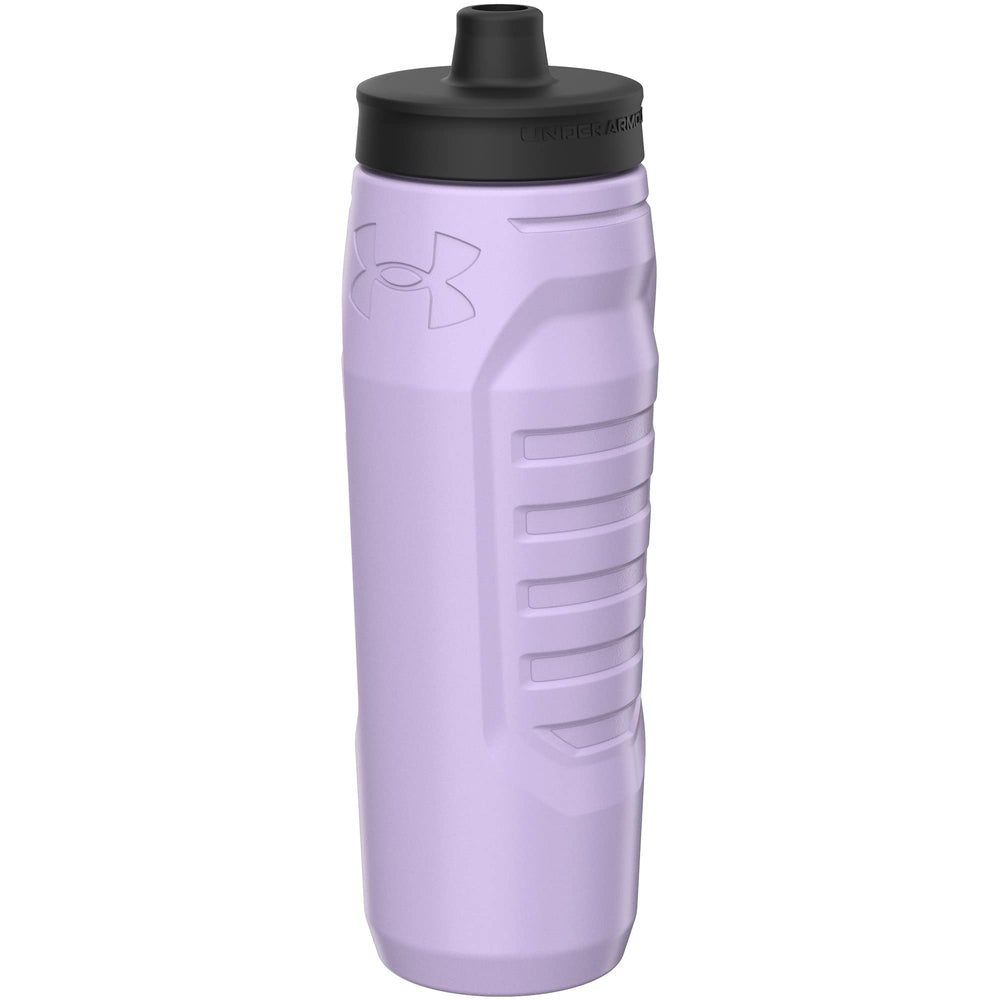 Under Armour Squeeze Water Bottles, 32 oz Water Bottles, Sideline Sports Water Bottle with Quick-Shot Lid, Quick & Easy Hydration, Gym Water Bottles, Squeeze Bottle, 1 32oz Bottle