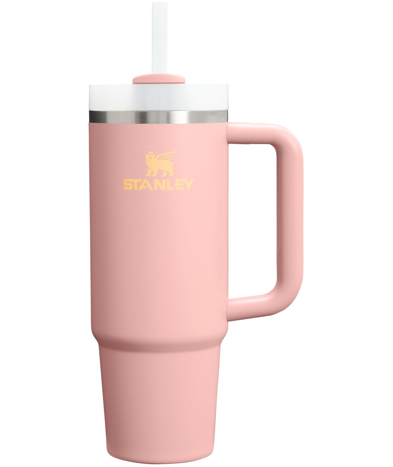 STANLEY Quencher H2.0 Tumbler with Handle and Straw 30 oz | Flowstate 3-Position Lid | Cup Holder Compatible for Travel | Insulated Stainless Steel Cup | BPA-Free | Rose Quartz 2.0