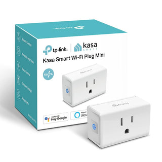 Kasa Smart Plug Ultra Mini 15A, Smart Home Wi-Fi Outlet Works with Alexa, Google Home, No Hub Required, UL Certified, 2.4G WiFi Only, 2 Count (Pack of 1)(EP10P2) , White