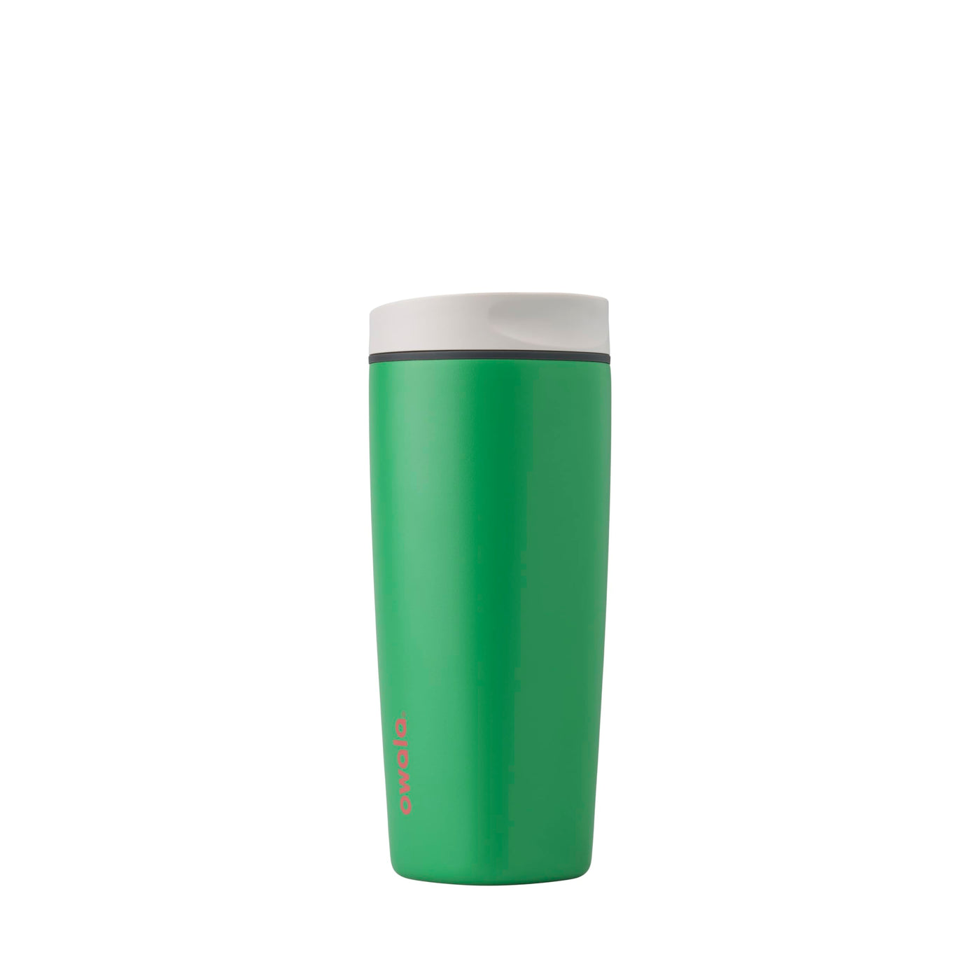 Owala SmoothSip Slider Insulated Stainless Steel Coffee Tumbler, Reusable Iced Coffee Cup, Hot Coffee Travel Mug, BPA Free 20 oz, Vanilla Bean