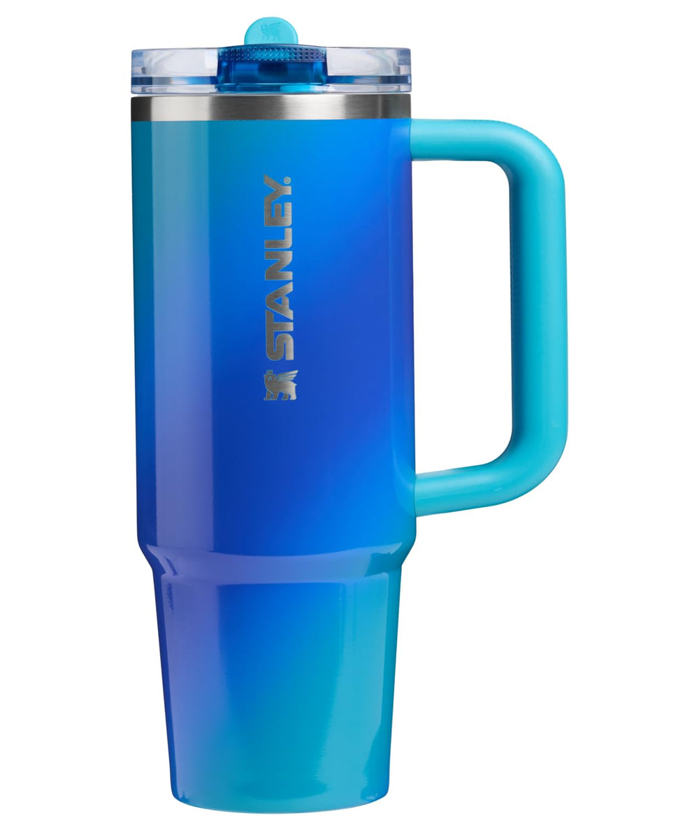 STANLEY Quencher ProTour Flip Straw Tumbler with Leakproof Lid 30 oz | Built-in Straw and Handle | Cup Holder Compatible for Travel | insulated Stainless Steel Cup | BPA-Free | Twilight VRT