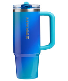 STANLEY Quencher ProTour Flip Straw Tumbler with Leakproof Lid 30 oz | Built-in Straw and Handle | Cup Holder Compatible for Travel | insulated Stainless Steel Cup | BPA-Free | Twilight VRT