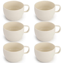 Coffee Mugs Set of 6, Coffee Cups 12oz, Durable Light Weight Plastic Mugs for Home, Outdoor, Picnic, Camping, Idea Birthday Gift