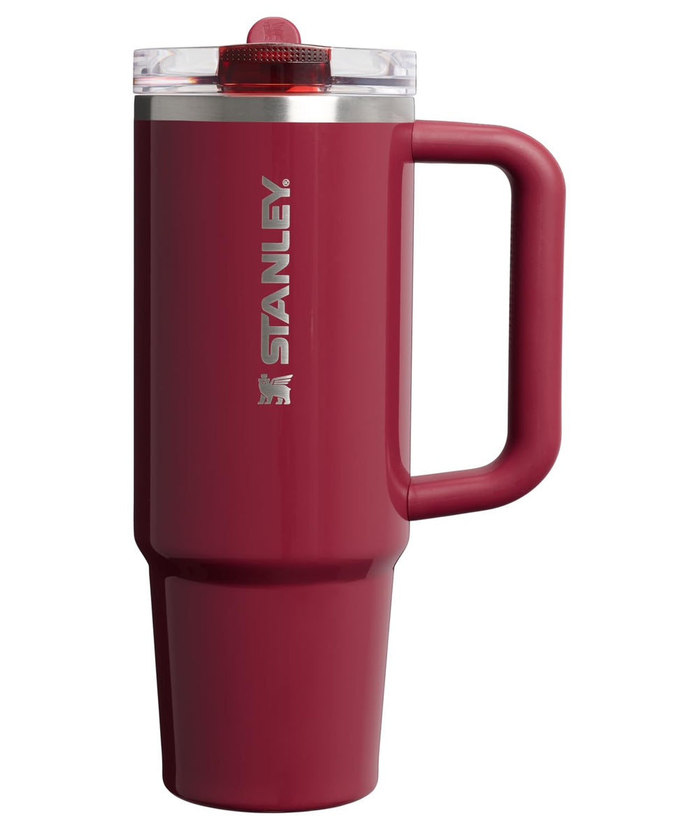 STANLEY Quencher ProTour Flip Straw Tumbler with Leakproof Lid 30 oz | Built-in Straw and Handle | Cup Holder Compatible for Travel | insulated Stainless Steel Cup | BPA-Free | Twilight VRT