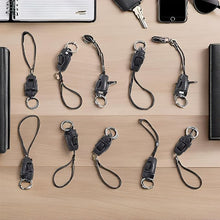 10Pcs Black Detachable Buckle Mobile Phone Accessories Pendant Buckle Small Sling Anti-Lost Lanyard Cords Hanging Head Keychains Hooks, Fasteners, Badge Lanyards