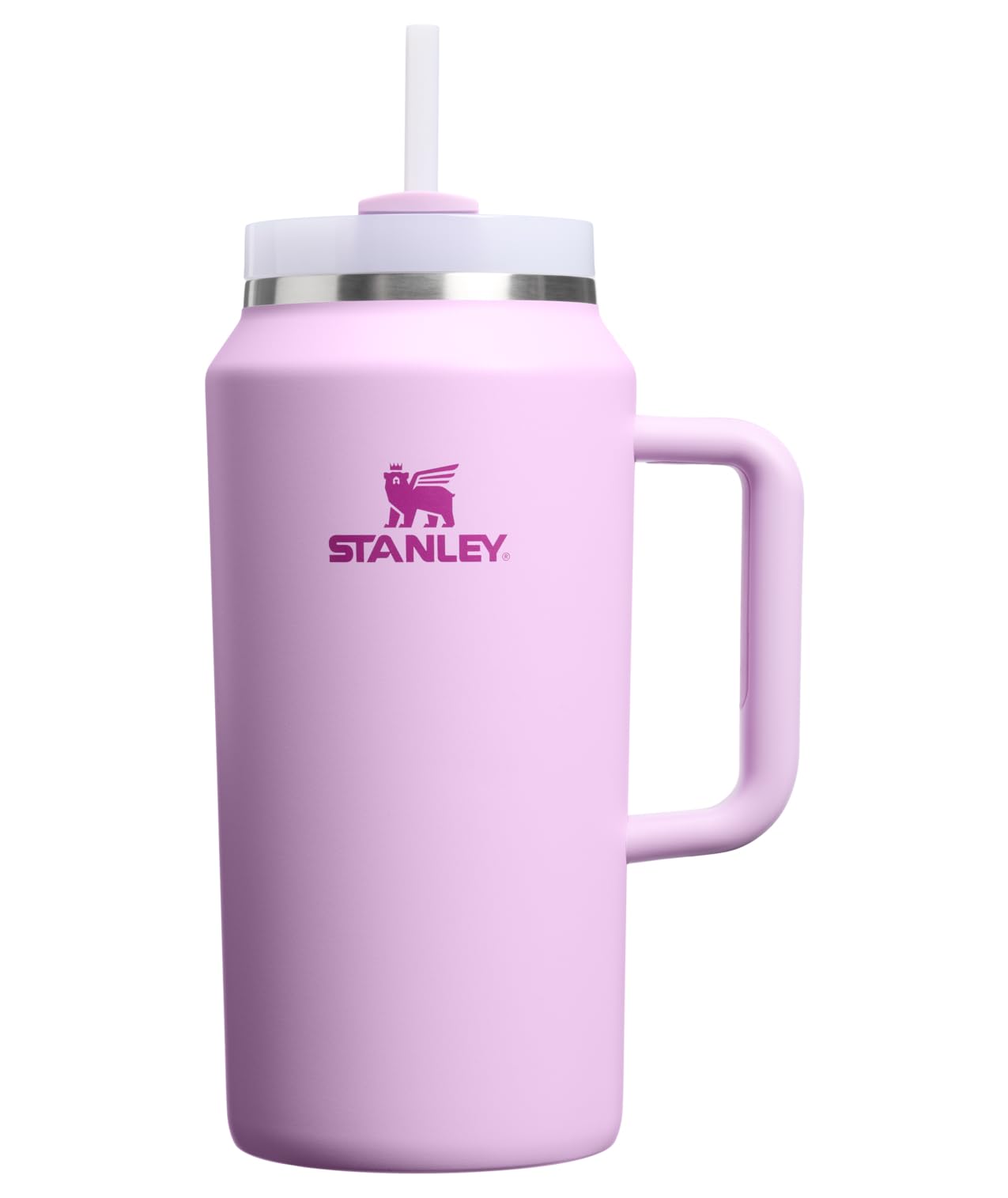 STANLEY Quencher H2.0 Tumbler with Handle and Straw 30 oz | Flowstate 3-Position Lid | Cup Holder Compatible for Travel | Insulated Stainless Steel Cup | BPA-Free | Rose Quartz 2.0