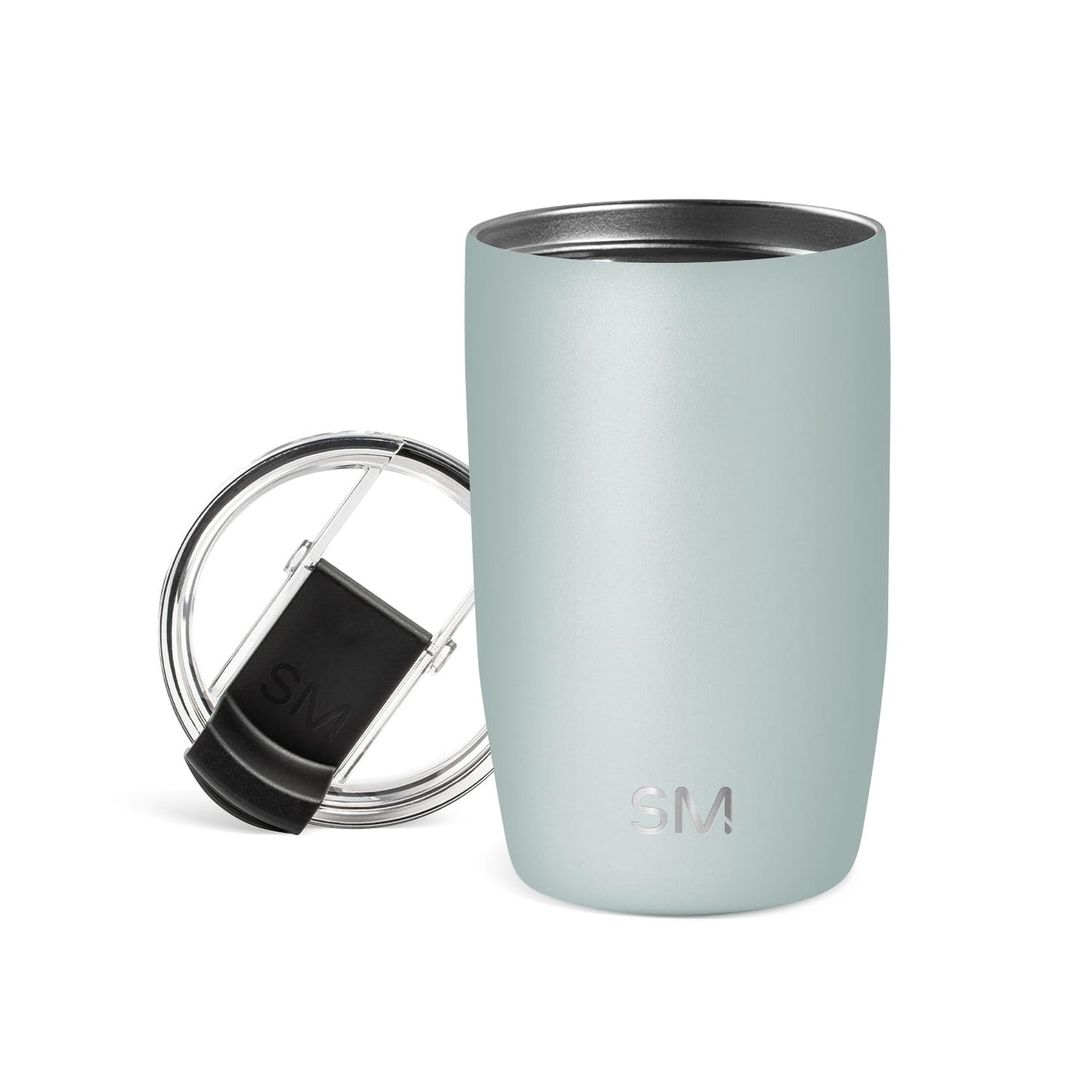 Simple Modern Voyager Tumbler with Flip Lid | Travel Coffee Mug | Insulated Stainless Steel Cold Brew Iced or Hot Coffee Cup | Gifts for Women Men Her Him | 16oz, Almond Birch