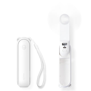 JISULIFE 3 IN 1 Handheld Mini Fan - Portable Fan & Power Bank & Flashlight, 19H Max Cooling, USB Rechargeable, Pocket-Sized for Travel, Cruise, Concerts, Makeup, 2026 Summer Gifts for Women(Pink)