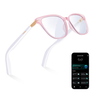 AI Smart Glasses for Men & Women – Powered by ChatGPT, Real-Time Translation, Bluetooth Glasses with Photochromic Lens, Music & Hands-Free Calling, UV & Blue Light Protection, Thin Temples
