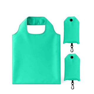 2 Pack Foldable Shopping Bag, Waterproof Reusable Grocery Tote Bag Holder,Nylon(Green A)