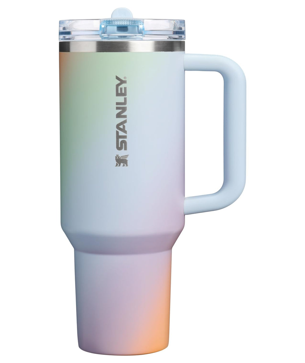 STANLEY Quencher ProTour Flip Straw Tumbler with Leakproof Lid 30 oz | Built-in Straw and Handle | Cup Holder Compatible for Travel | insulated Stainless Steel Cup | BPA-Free | Twilight VRT