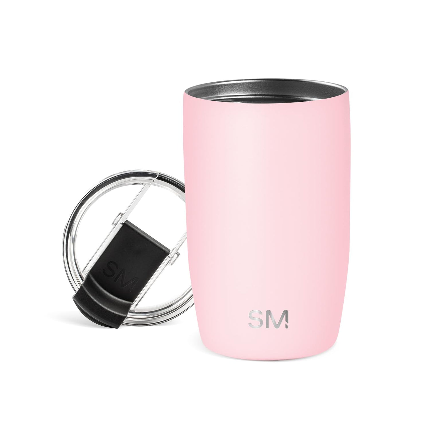 Simple Modern Voyager Tumbler with Flip Lid | Travel Coffee Mug | Insulated Stainless Steel Cold Brew Iced or Hot Coffee Cup | Gifts for Women Men Her Him | 16oz, Almond Birch