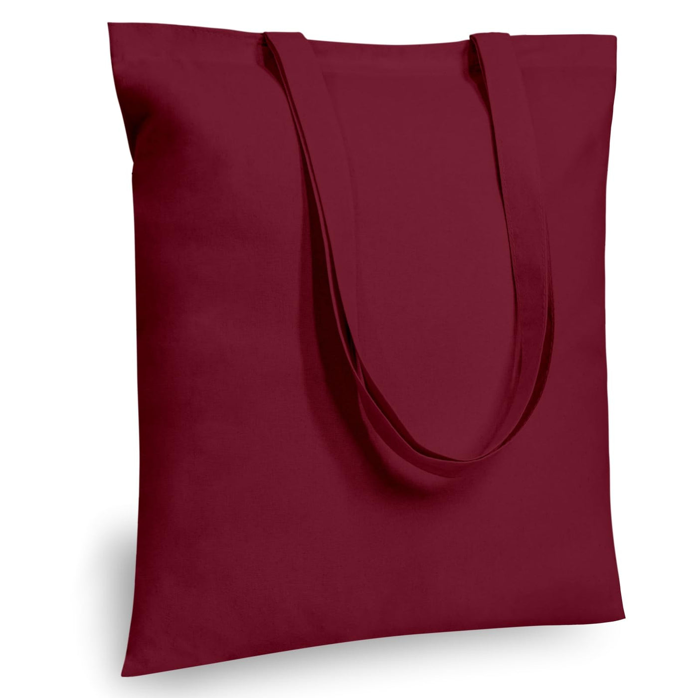 TOPDesign 5 | 12 | 24 | 48 | 192 Pack Economical Cotton Tote Bags, Lightweight Medium Reusable Grocery Shopping Cloth Bags, Suitable for DIY, Advertising, Promotion, Gift, Activity (5-Pack)