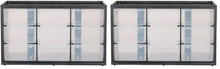 CRAFTSMAN Storage Organizer, 30 Small Drawer Modular Storage System, Easily Stackable, Plastic, Black, White (CMST40730)