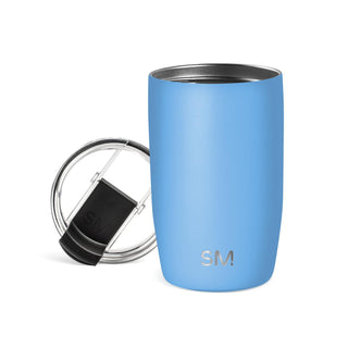 Simple Modern Voyager Tumbler with Flip Lid | Travel Coffee Mug | Insulated Stainless Steel Cold Brew Iced or Hot Coffee Cup | Gifts for Women Men Her Him | 16oz, Almond Birch